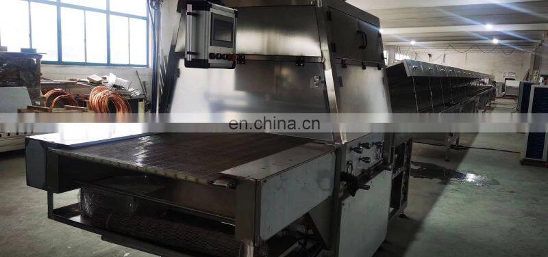 Factory Genyond Automatic chocolate melting covering coater coating equipment enrober enrobing machine with cooling tunnel