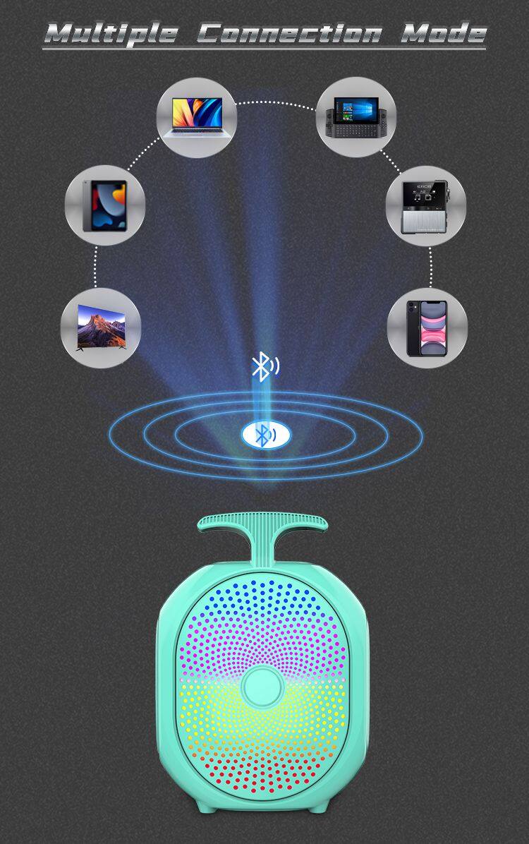 ZQS1331 OEM bass sound portable 3-inch speaker 5W power wireless bluetooth speaker for outdoor