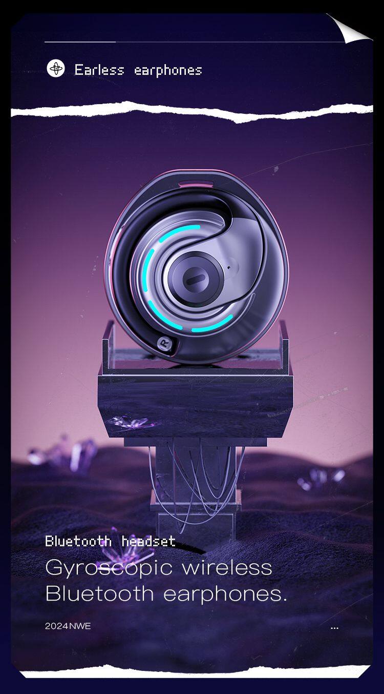 Bluetooth 5.3 waterproof IPX7 Earbuds earphones sport wireless earbuds with carabiner dust protection ear hook Ear clip