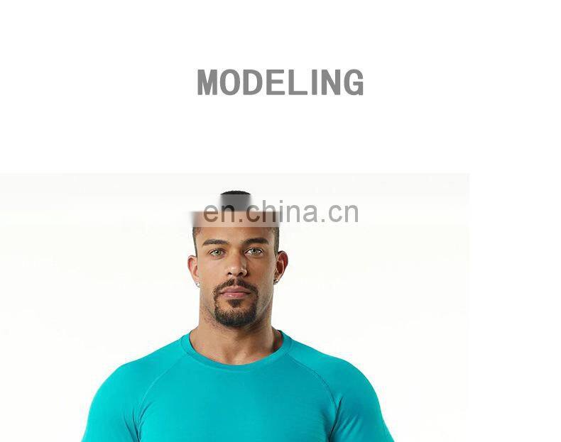 Factory Direct Supply Breathable Sport Long Sleeve Quick Dry T Shirts Gym Men'S Top