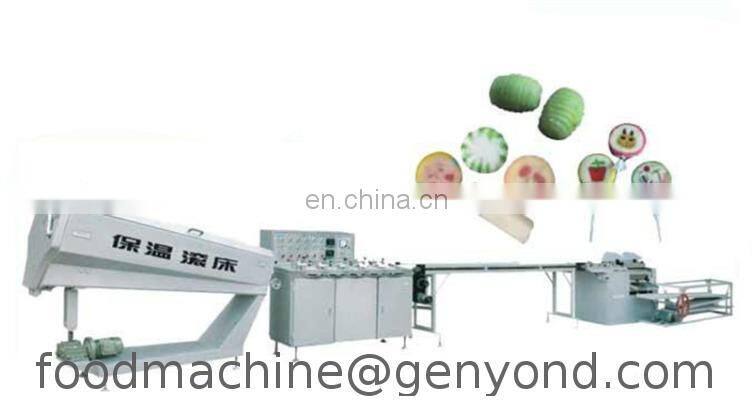Logo Printing caramel machine candy sugar pulling stick extruder