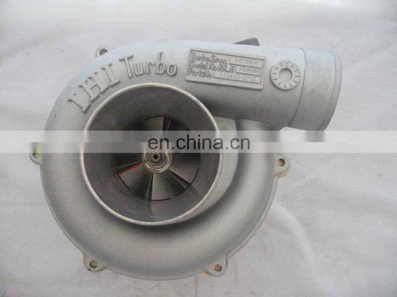 popular trubo SH200-1 114400-2720 RHC6 11092935 Turbocharger For Sumitomo&Hitachi EX200-2/3 6BD1T engine of wuxi booshiwheel