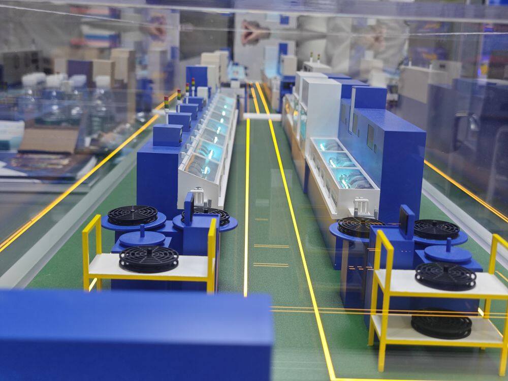 Electronic production line model manufacturing factory
