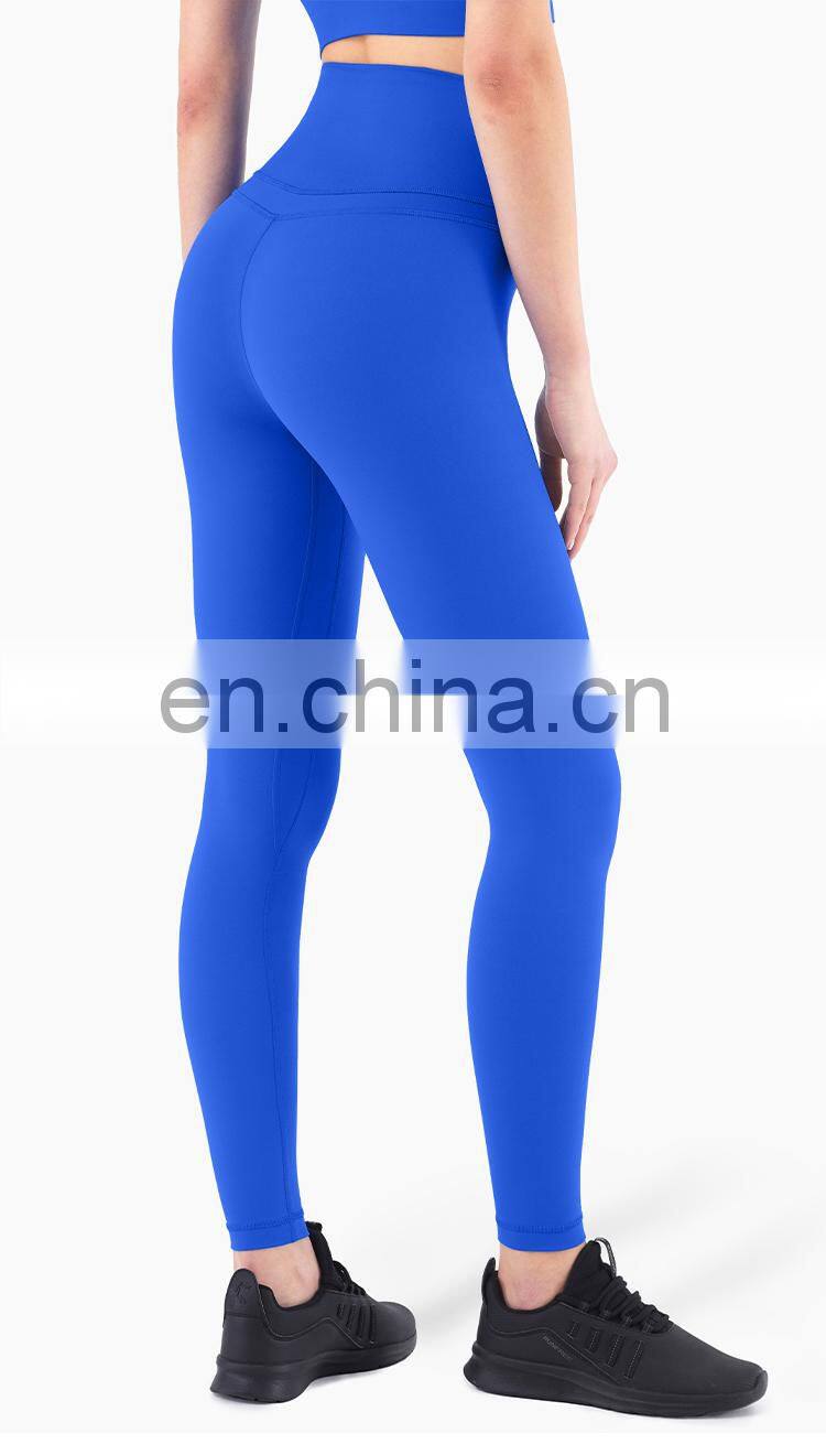 High Waist Yoga Legging Butt Lifting Yoga Pants Sport Leggings With Pocket For Women