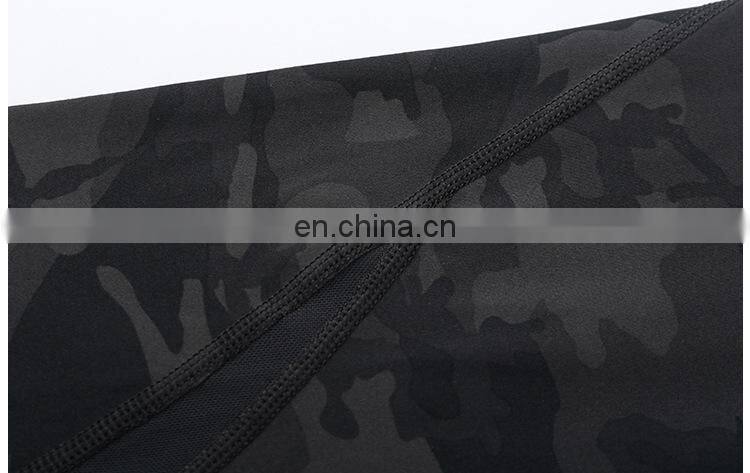 Top Quality Nylon Spandex Nude Feeling Women Yoga Wear Custom 3/4 length training yoga pants