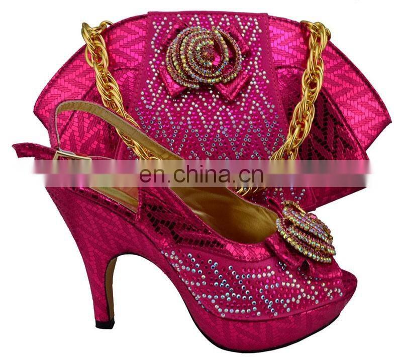African high quality shoes matching bas/nigeria shoes and bags/aso