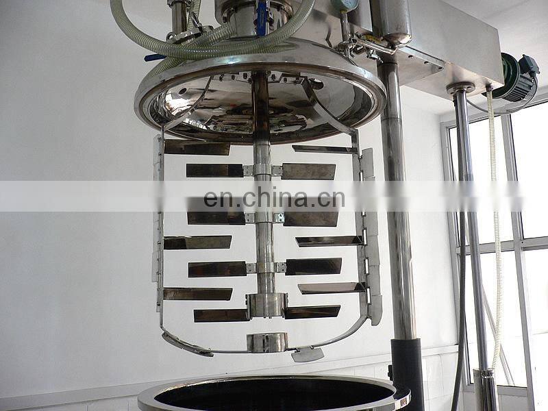 Dental cream vacuum emulsifying equipment / toothpaste homogenizer