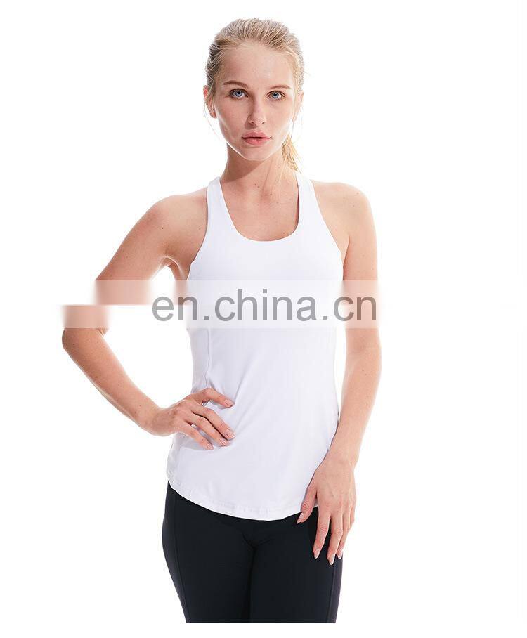 Wholesale high quality women fitness wear fashion design yoga tank tops