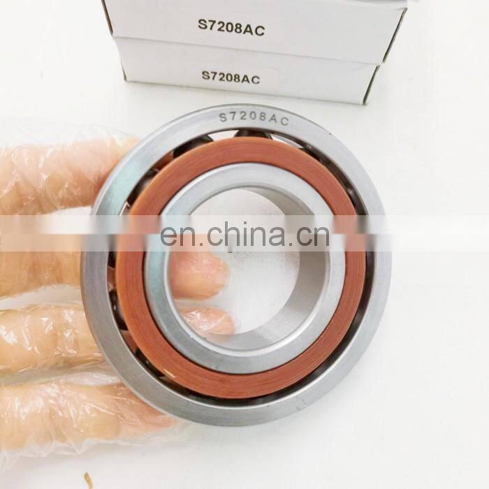 40*80*18mm 7208AC Stainless Steel Angular Contact Ball Bearing S7208AC Bearing