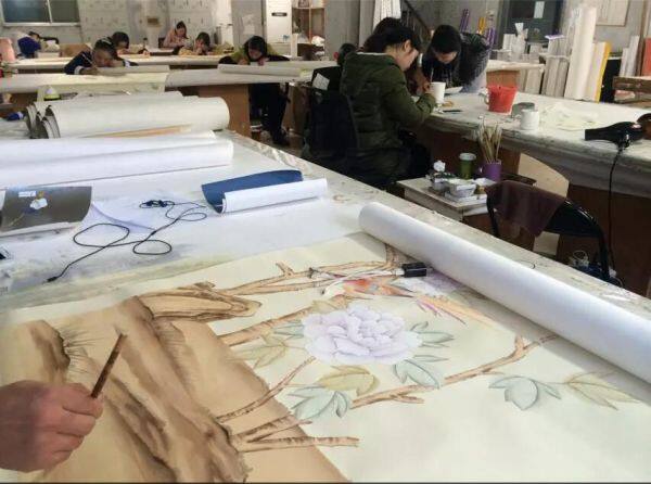 JAMEITE Hand-painted Silk Wallpaper Co., LTD Of Nantong Jiangsu Province China company overview - view 1