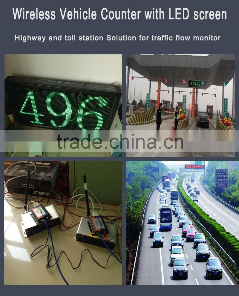 Vehicle Presense Detection Sensor Car Counting System Wireless