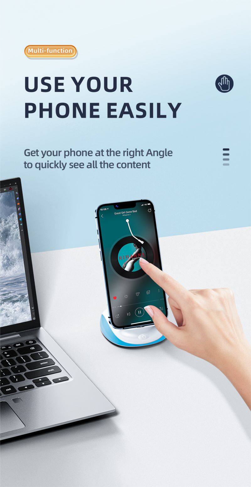 Luminous Logo 10W 15W Wireless Charging Pad 5v/2a Fast Charger Station Wireless Charger