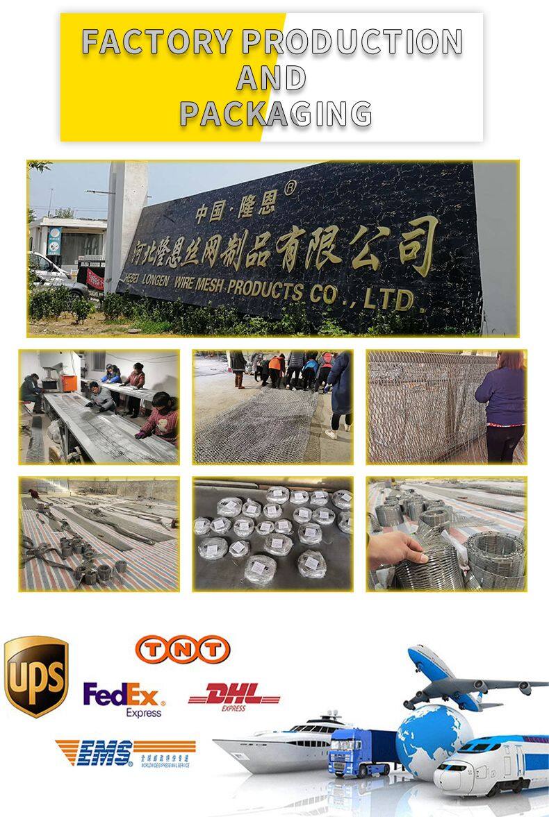 Zoo-specific Ecological Mesh/Tiger Enclosure Mesh/hand-woven Stainless Steel Rope Mesh