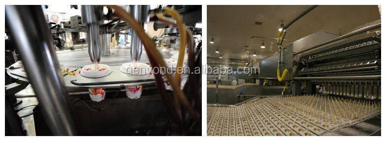Shanghai Factory Complete Ice Cream Mixing Freezing Filling Sealing Packing Machine Stick Cup Cone Ice Cream Production Line