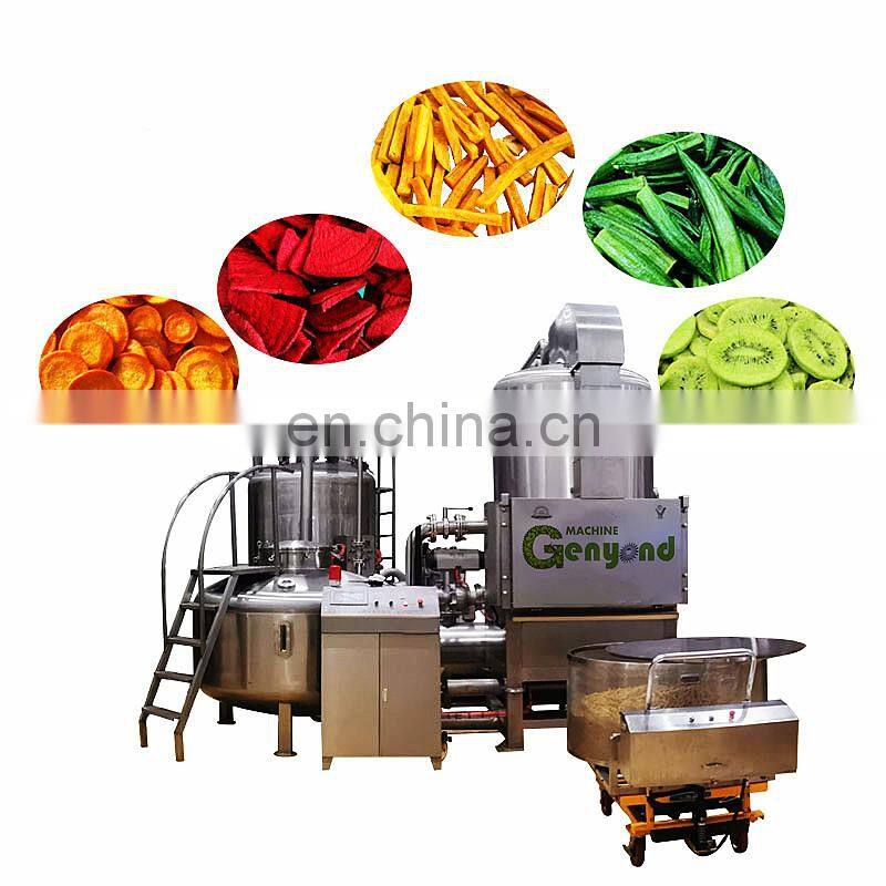 Shanghai Factory Powerful Multifunction automatic low temperature food vacuum fryer equipment frying machine for VF snack chips