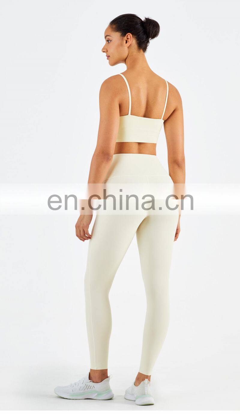 Multi Color Sport Bra Set Exercise Outfits Women Sets 2 Pieces High Support Yoga Pants