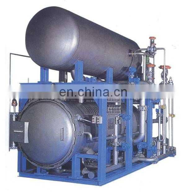 Horizontal Hot Water Continuous Food small size Retort Sterilizer Sterilizing Machine