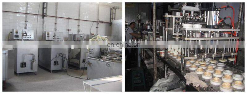 complete automatic cupped ice cream processing line
