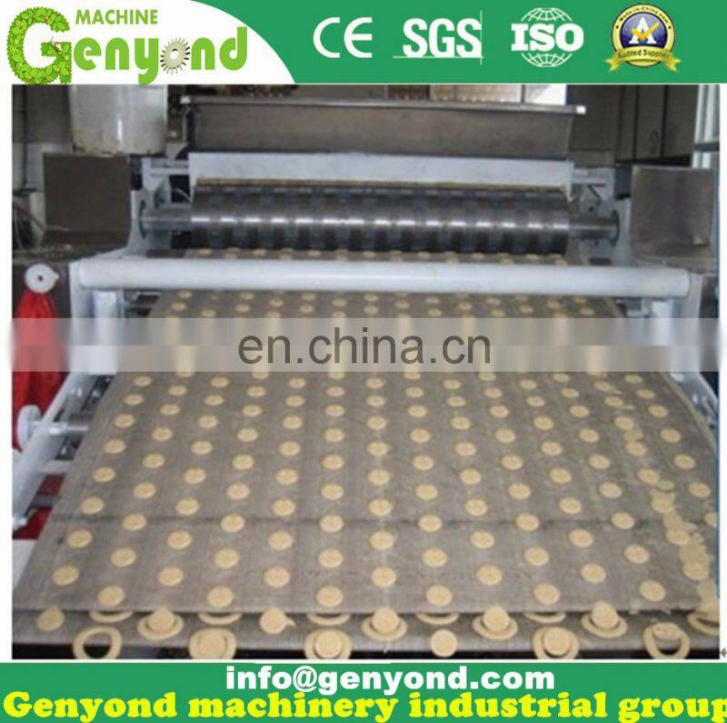 stainless steel small scale industry biscuit making machine