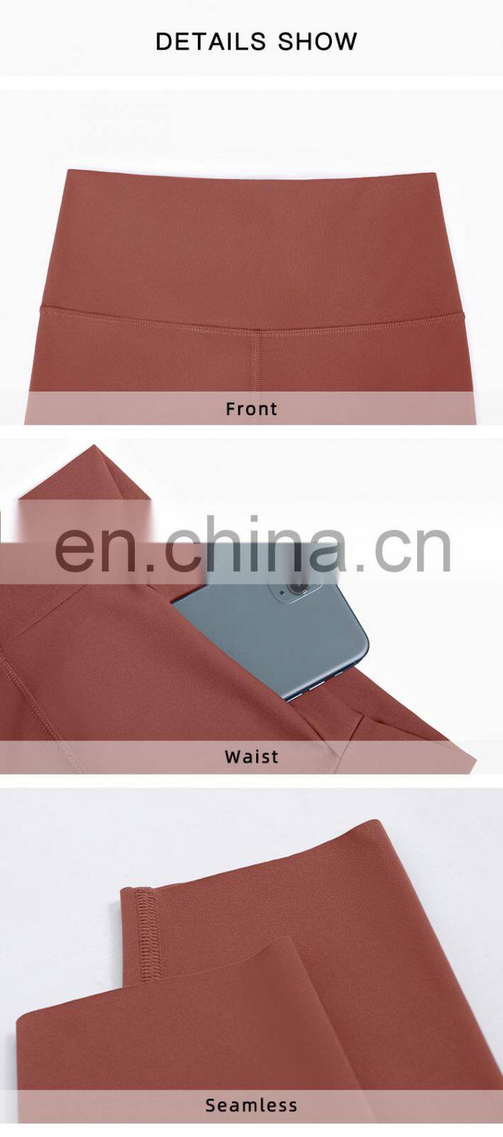 2022 Gym Leggings High Waist Yoga Pants With Pocket Plus Size Compression Women Tights