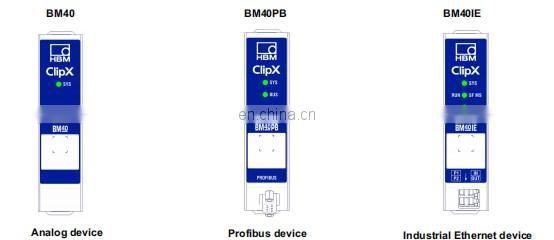 HBM ClipX BM40PB industrial amplifier connect with load cells