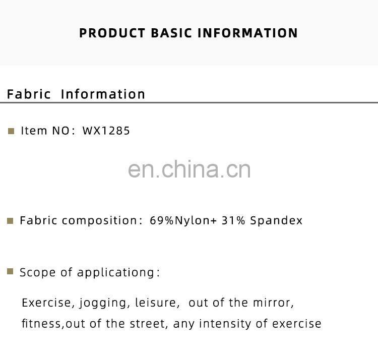 Plus Size Sports Bra for Women Ribbed U Neckline Sexy Square Back Custom Sport Bra Top Fitness