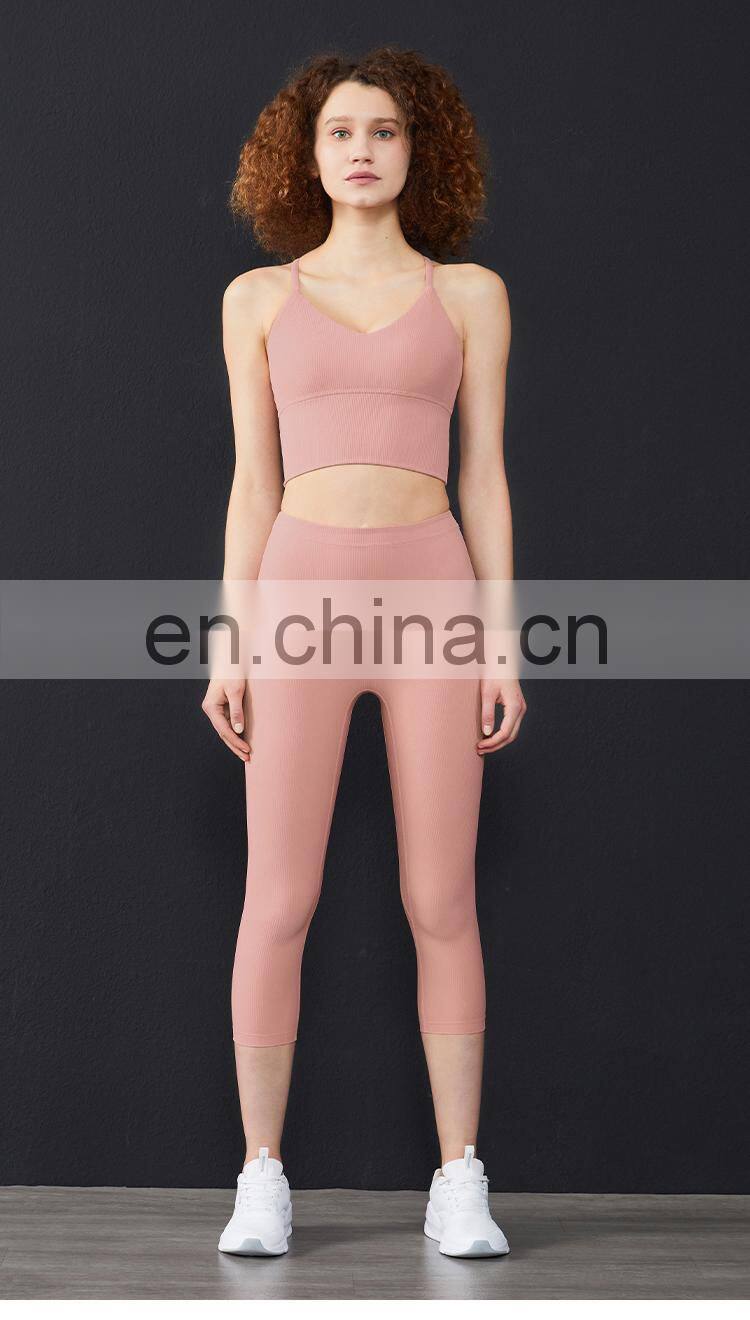 Hollow Out Sports Bra for Women Sexy Training Top for Yoga Suit Workout Fitness Wear