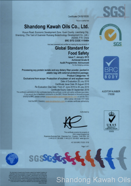 Global Standard for Food Safety