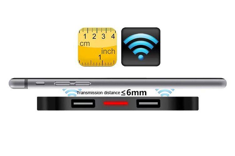 Factory Wholesale Universal Wireless Charger for Cellphone Fast Charging Pad with Dual Usb Charger Desk Wireless Chargers 15W