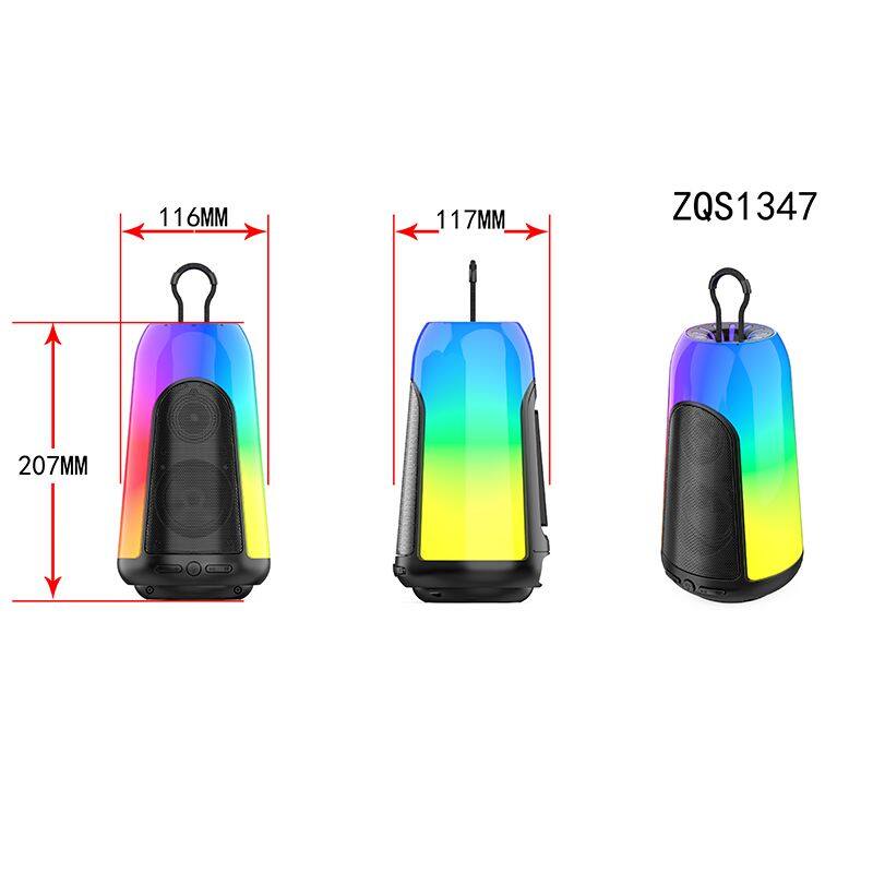 ZQS1347 OEM bass sound portable 3-inch speaker 8W power wireless bluetooth speaker for outdoor