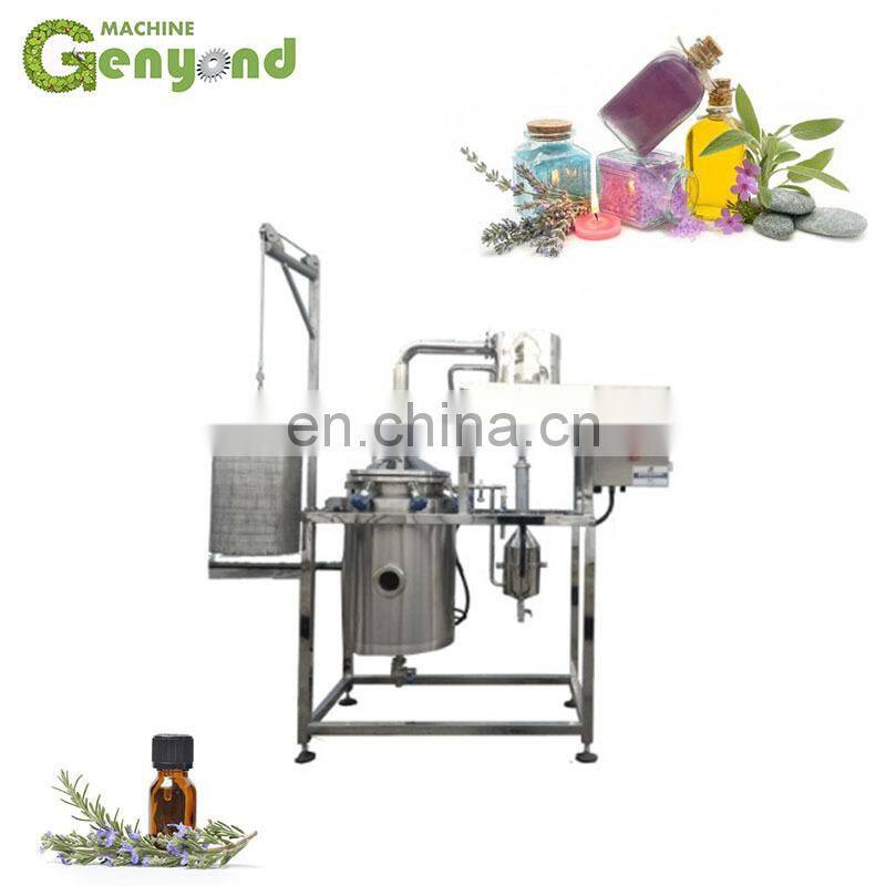 Lavender lemon agarwood essential oil steam extraction distillation machine rose date essential oil distiller