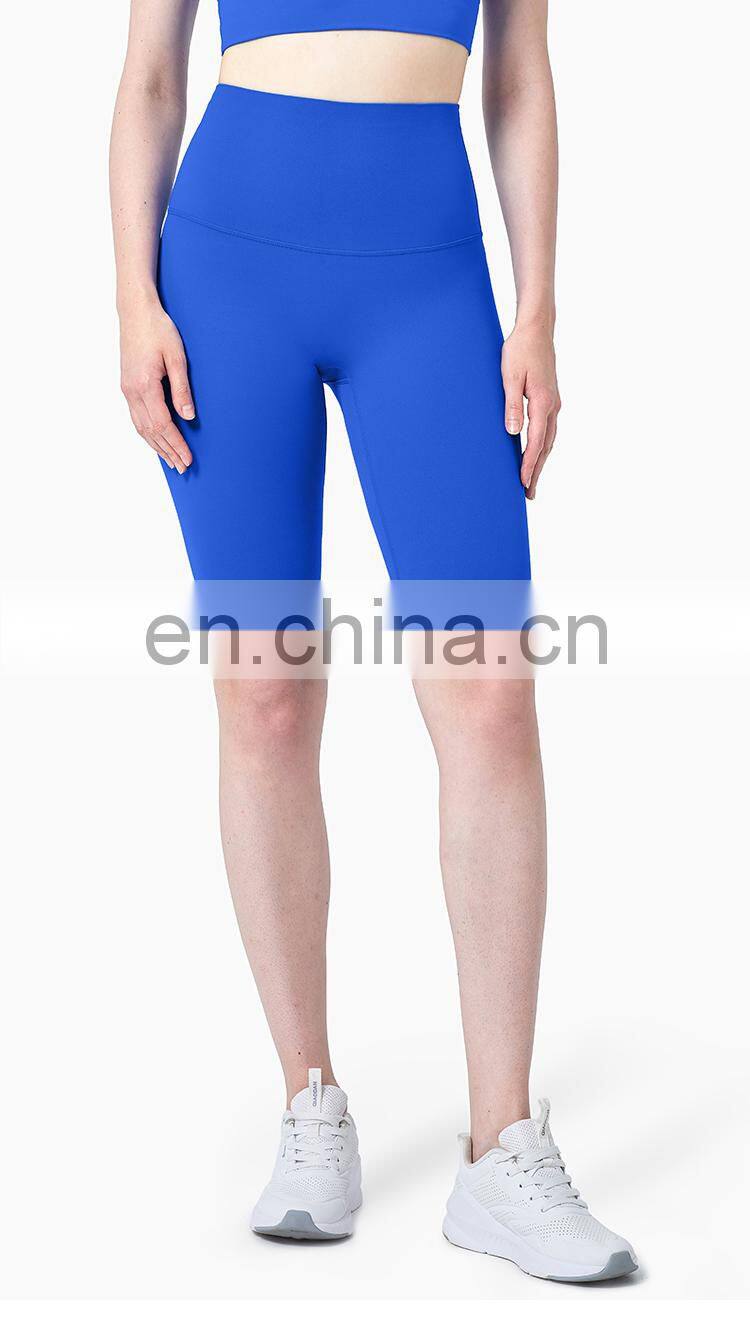 2022 No T line Yoga Legging With Buttock Lifting Biker Shorts For Women