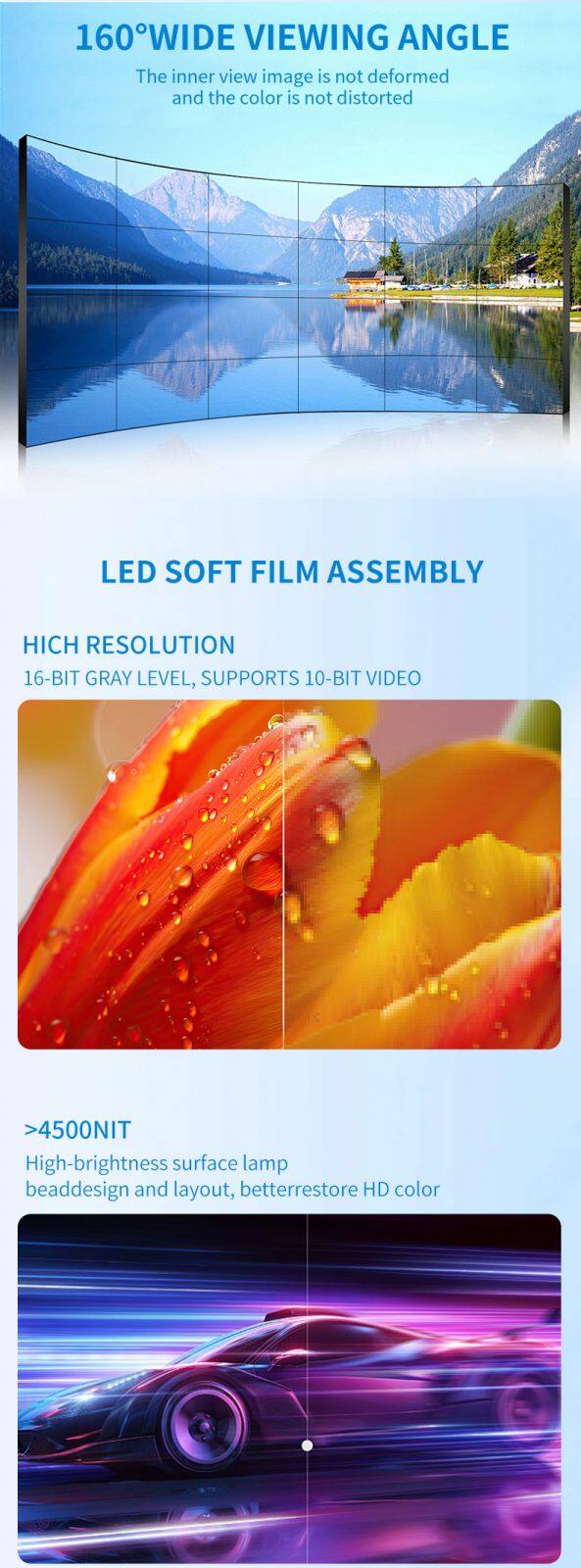 Shopping Mall Window Glass Transparent Advertising P2.5 P3.91 P6.25 Led Holographic Screen