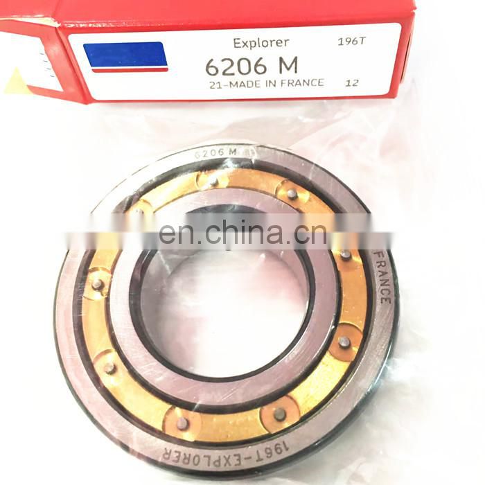 6311M brass cage bearing deep groove ball bearing 6311M