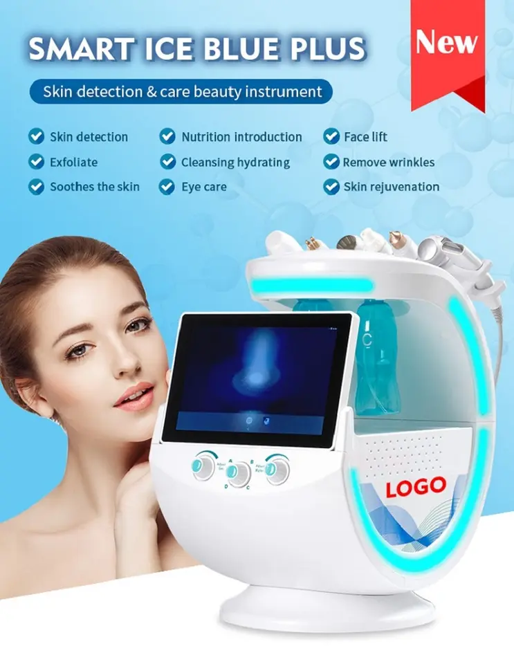 Portable Hydra Beauty Facial 7 in 1 Machine Skin Peeling Hydro Oxygen Facial Hydra Dermabrasion Aqua Peel Machine