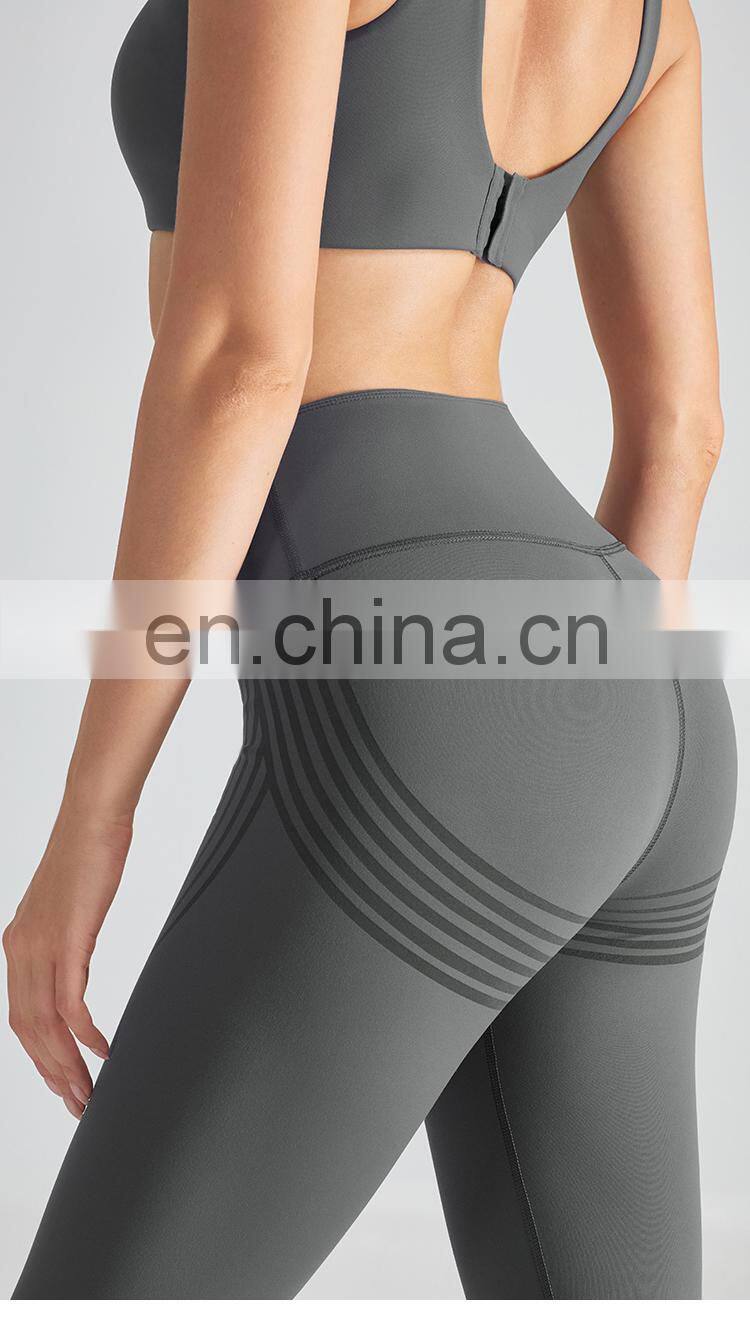 Tik Tok Workout Scrunch Butt Leggings For Women High Waist Elastic Sport Yoga Pant