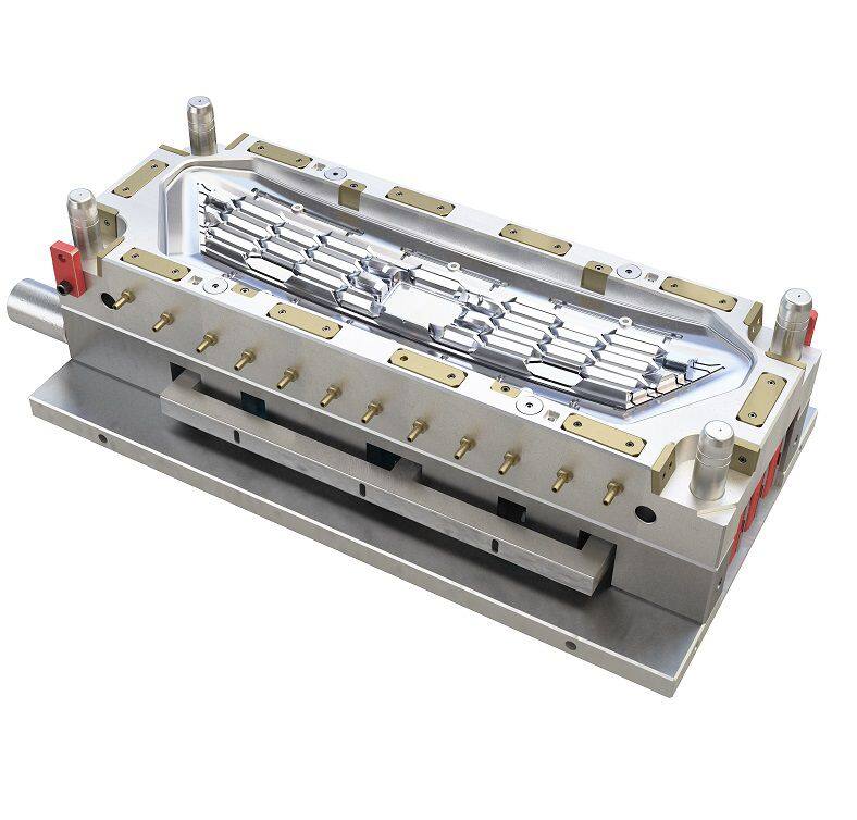 plastic automotive car grilles injection mould (13)