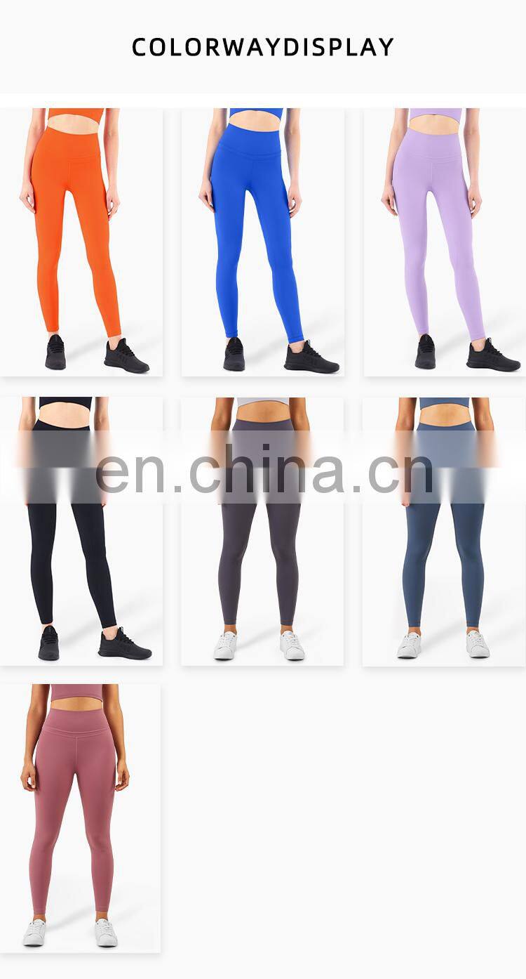 High Waist Yoga Legging Butt Lifting Yoga Pants Sport Leggings With Pocket For Women