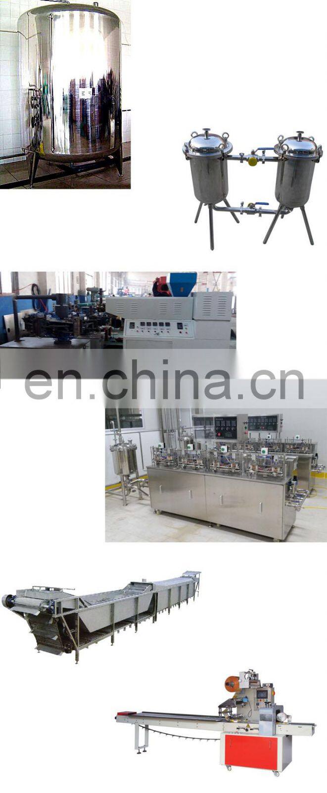 1 ton per hour plastic tube ice pop making machine