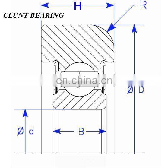 CLUNT brand MG205FF bearing Forklift Guide Ball Bearing MG205FF