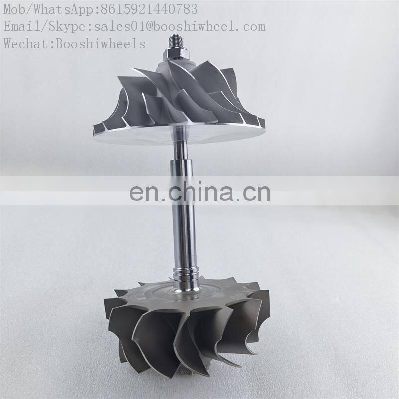 TD13M rotor shaft comp. wheel 95x135.9mm turbine wheel 112.2x131.8mm 49182-02111 for engine 6NSD-M 6L16L