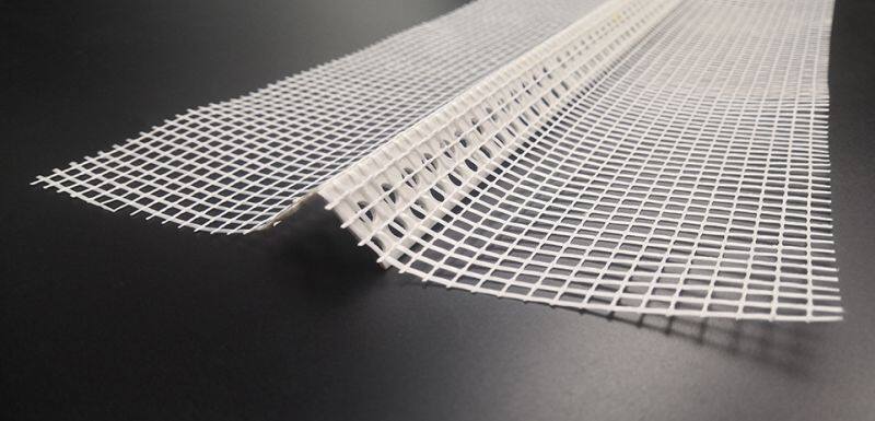 Plastic Angle Bead with Mesh/drywall Corner Bead with Mesh/PVC Bead with Mesh