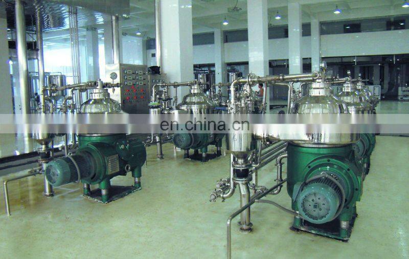 Factory stainless steel electric industrial automatic milk cream separating equipment milk fat separator machine