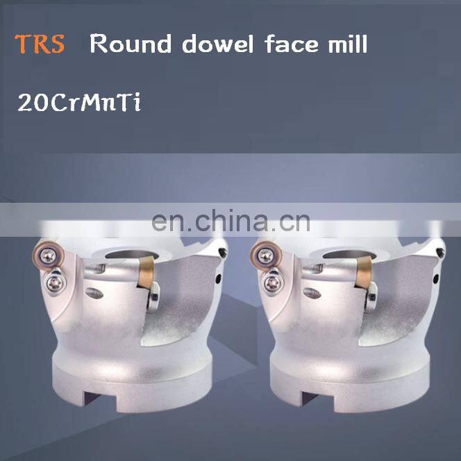 Factory TRS Round dowel face mill indexable face milling cutter head