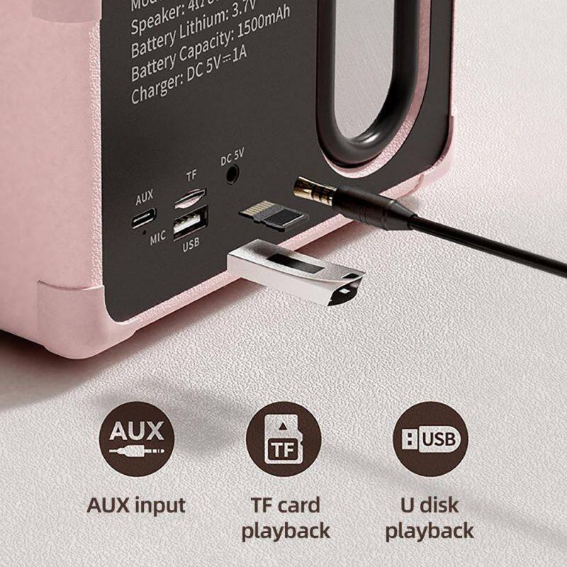 Bluetooth Creative retro HM11plus Wireless Outdoor Bluetooth speaker portable desktop small stereo