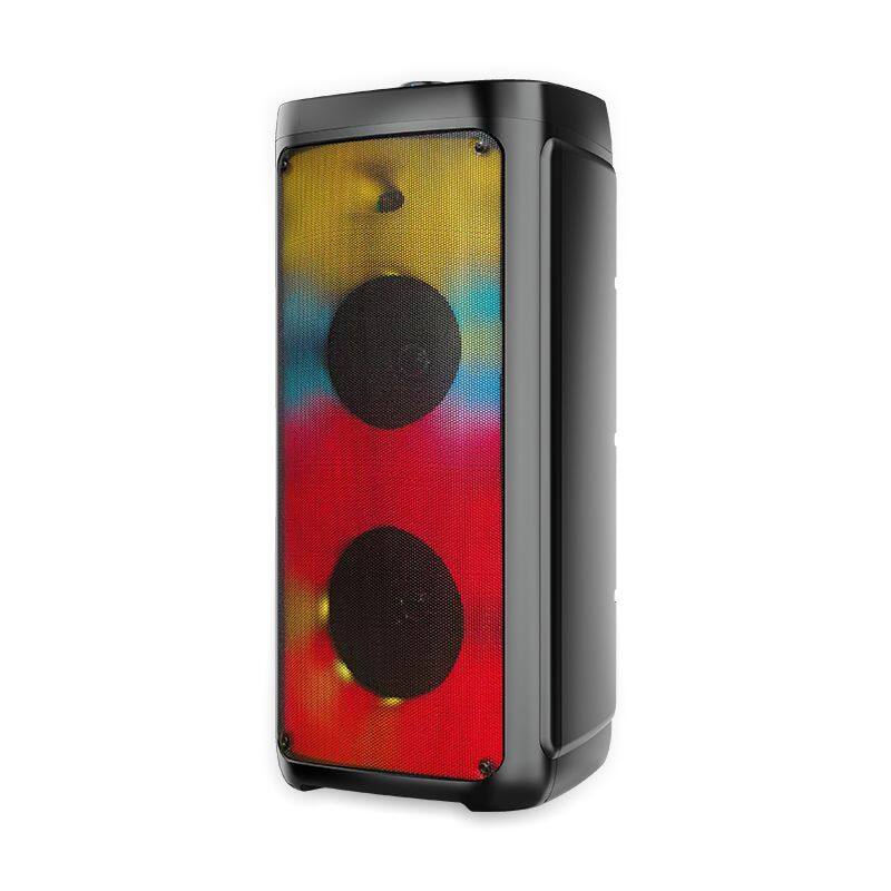 ZQS8215 Karaoke deep bass 40W power dual 8 inch speaker wireless party speaker for outdoor