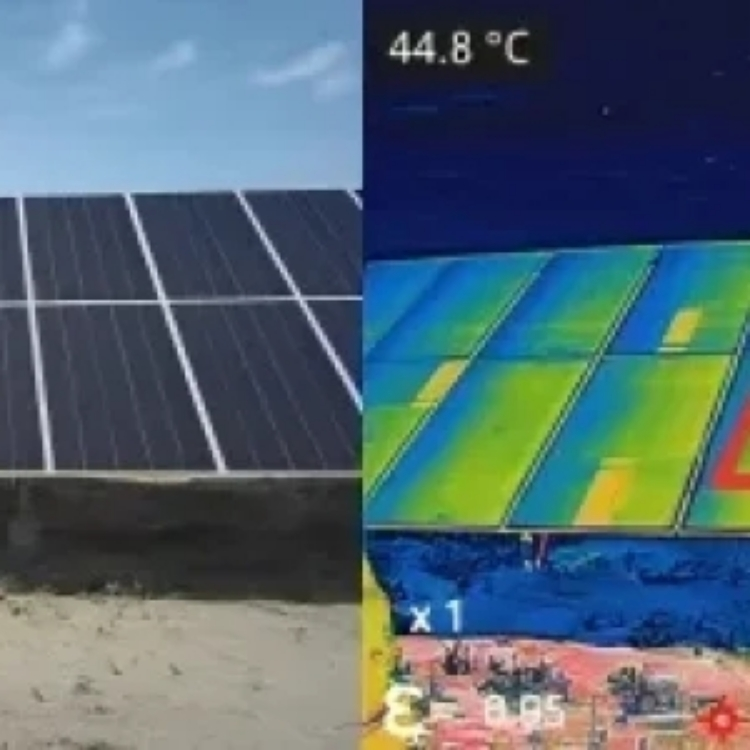 Esquema de Aplicação de Termógrafos Infravermelhos na Monitorização da Segurança no Campo de Energia Renovável