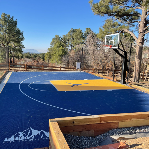 diy basketball court fence (4)