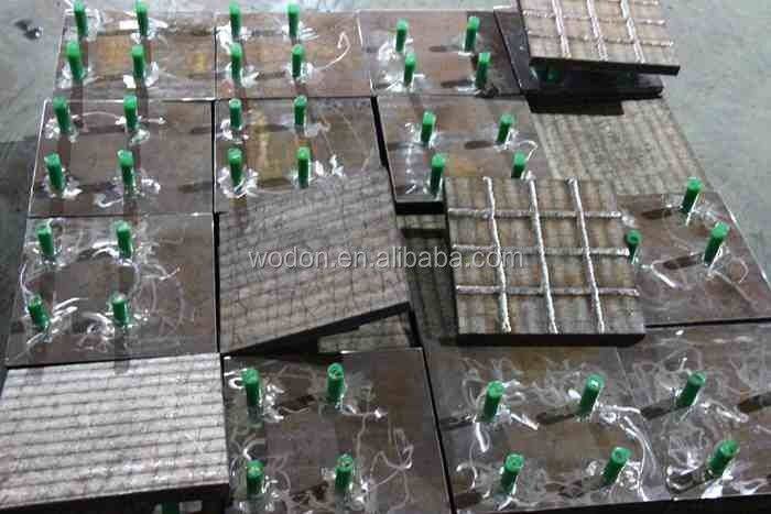 CrC alloy welding hardfacing bimetal steel sheet