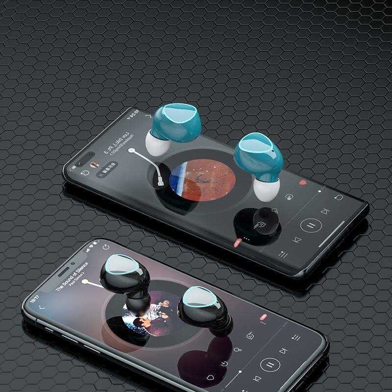 M22 TWS Bluetooth Earphones 2000mAh Charging Box Wireless 9D Stereo Sports Waterproof Earbuds Headset with Mic